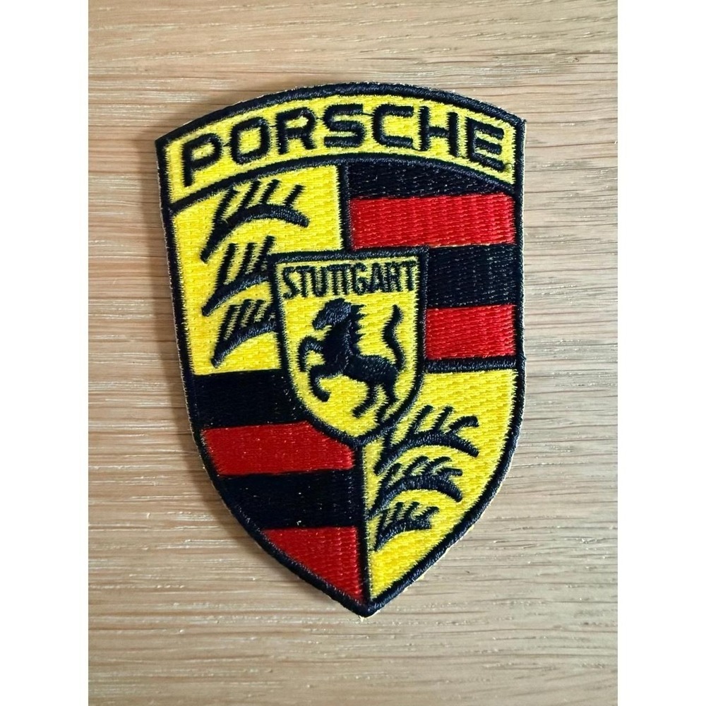 Porsche Automobile Stuttgart Racing Patch 3.5"x2.5"
